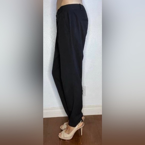 MICHAEL Michael Kors Straight Leg Trouser Pants Women's Black (8) - Picture 3 of 8